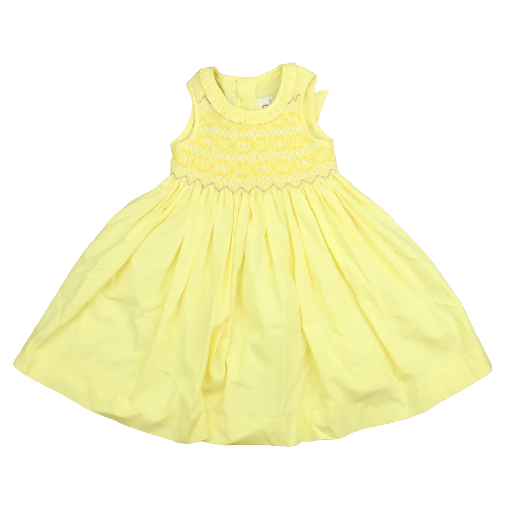Mom & Me Girls Yellow Dress size: 18 Months